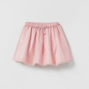 Zara Foil Tulle Skirt